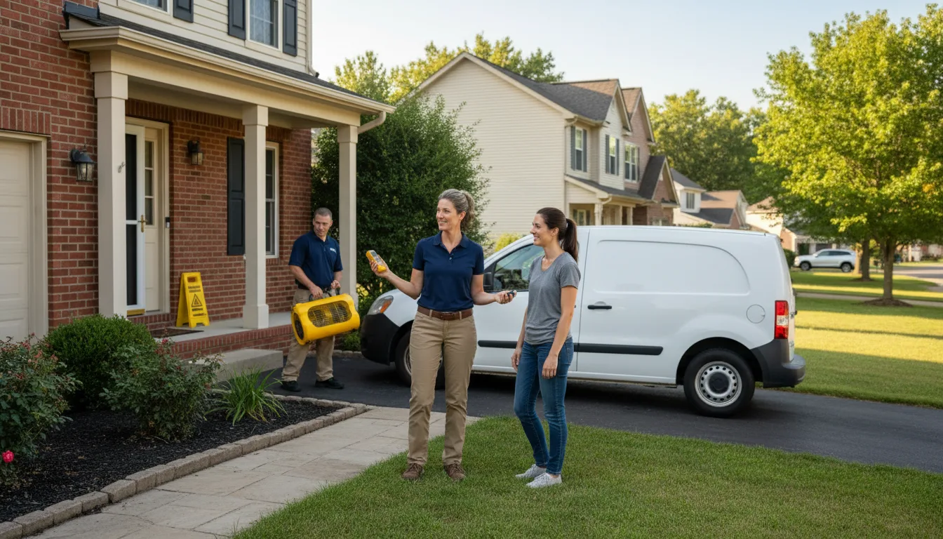 Water restoration image for Emergency Water Removal Services in Austin, AR
